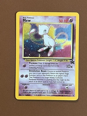 Pokémon TCG Rare  Black Star Promo Edition Mew #9 WOTC 2000 LP - Image 1 of 4
