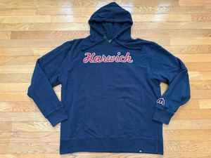 ‘47 Harwich Mariners Cape Cod Baseball League Navy Hoodie Sweatshirt Sz L Mens - Picture 1 of 5