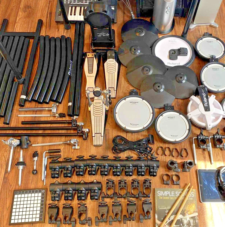 Roland TD-15 Drum Kit ERSATZTEILAUSWAHL Snare Tom Becken Modul Clamp Arm Loom - Bild 1 von 4