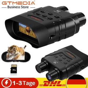 Nachtsichtgerät Digital Infrarot Nachtsicht Fernglas 5X Digitalzoom & 32G PVR DE - Picture 1 of 18
