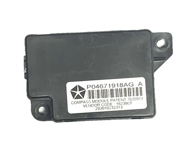 Módulo de control de brújula Jeep Dodge Chrysler 2007-2022 Mopar 04671918AG OEM Foto 1 de 4