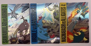 Carta Pokemon Meiji carta battaglia in rilievo set 3 carte giapponese - Foto 1 di 7