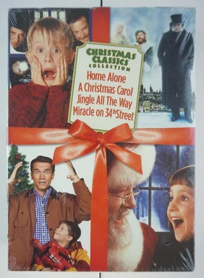 CHRISTMAS CLASSICS Home Alone/Carol/Jingle All The Way/Miracle 34th St DVD NEW - Image 1 of 3