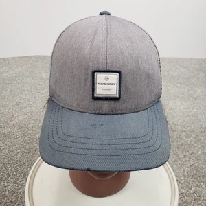 Cappello camionista Travis Mathew grigio rete berretto snapback uomo grigio blu OSFM - Foto 1 di 12
