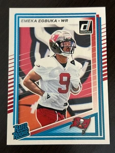 2025 Donruss Emeka Egbuka Rated Rookie Base - Tampa Bay Buccaneers - Picture 1 of 2