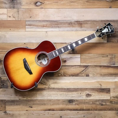 Guitarra Eléctrica Acústica D'Angelico Premier Tammany, Iced Tea Burst U264701 Foto 1 de 4