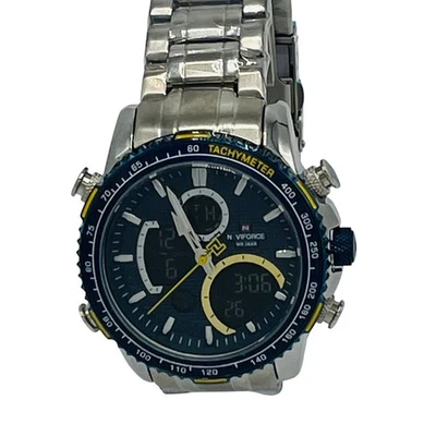 Navi Force Stainless Steel 30m Water Resistant Analog Quartz Watch - Image 1 of 4