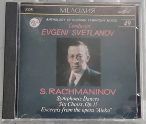 Rachmaninov - Symphonic Dances / 6 Choirs / Aleko Svetlanov Melodiya USSR CD NM - Picture 1 of 3