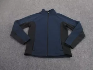 Spyder Jacket Adult S Blue Active Logo Outdoors Hiking Sweater Camping Mens - Picture 1 of 11