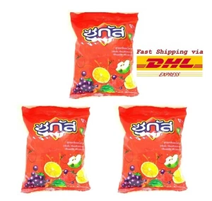 3 x SUGUS Chewy Candy Assorted Fruit Flavoured Chews Pack of 100 tablets 250g - Picture 1 of 4