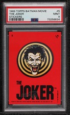 1989 Topps Batman Stickers The Joker #5 PSA 9 MINT 0nr3