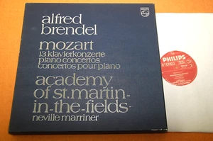 Brendel Marriner Mozart 13 Piano Concertos Dutch Philips Stereo 8LP Box '80 NM - Bild 1 von 6