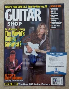 Jonny Lang DOUBLE Signed Autographed Magazine Cover Photo Beckett Certified - Imagen 1 de 4