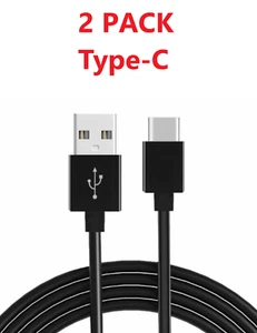 2x Samsung Galaxy Tab A 10.1 2019 USB 3 /6 /10Ft Data Sync Cable Charger Type C - Picture 1 of 4