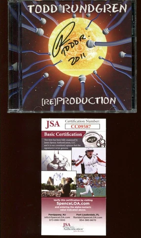 TODD RUNDGREN  - CD - JSA COA  = SIGNED AUTOGRAPH CD10 Cover