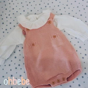 Infant Baby Girl outfit Newborn Kids Cotton Set Romper and Shirt -NEW - Picture 1 of 4