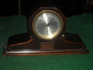 Vintage Ansonia Tambour Stil kleine Tischuhr für Teile oder Reparatur - Bild 1 von 8