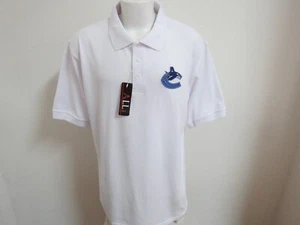 New S-5XL White Nhl Men's Cotton #80I Polo Shirt - Picture 1 of 55