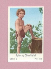 1957 Dutch Gum Card Serie S #52 Johnny Sheffield