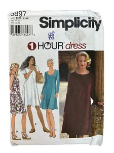 SIMPLICITY 9897 Sewing Pattern 1 Hour Dress Size BB L, XL Unused Uncut - Picture 1 of 4