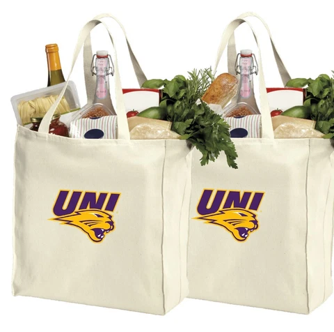 UNI Reusable Shopping Tote 2pc Set Northern IowaMOTHER'S DAY GIFT! Cover