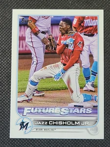 2022 Topps Baseball Series 1 Future Stars Jazz Chisholm Jr. #6 Miami Marlins - Picture 1 of 3