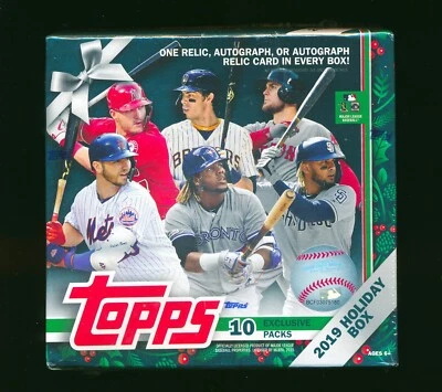 2019 TOPPS HOLIDAY MEGA BOX (FERNANDO TATIS GUERRERO JR ALONSO ROOKIE MIKE TROUT - Image 1 of 2