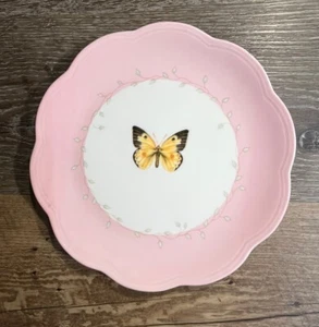 Lenox, Butterfly Meadow, Dessert Plate, Pink ~new~ - Picture 1 of 3