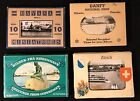 4 vintage mini post card packs Havana, Banf, Zurich, Copenhagen