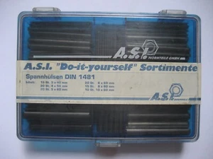 Sortimentskasten Spannhülsen / Hohlsplinte - 6 versch. Hülsen DIN 1481 - Bild 1 von 3