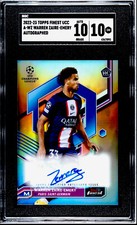 2022-23 Topps Finest UEFA Warren Zaire Emery RC Auto Refractor - SGC 10 Auto 10