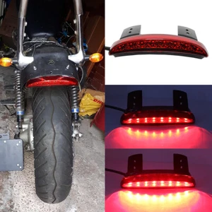 Luz de marcha LED con borde trasero para guardabarros de motocicleta para Honda Shadow 750 1100 - Imagen 1 de 11