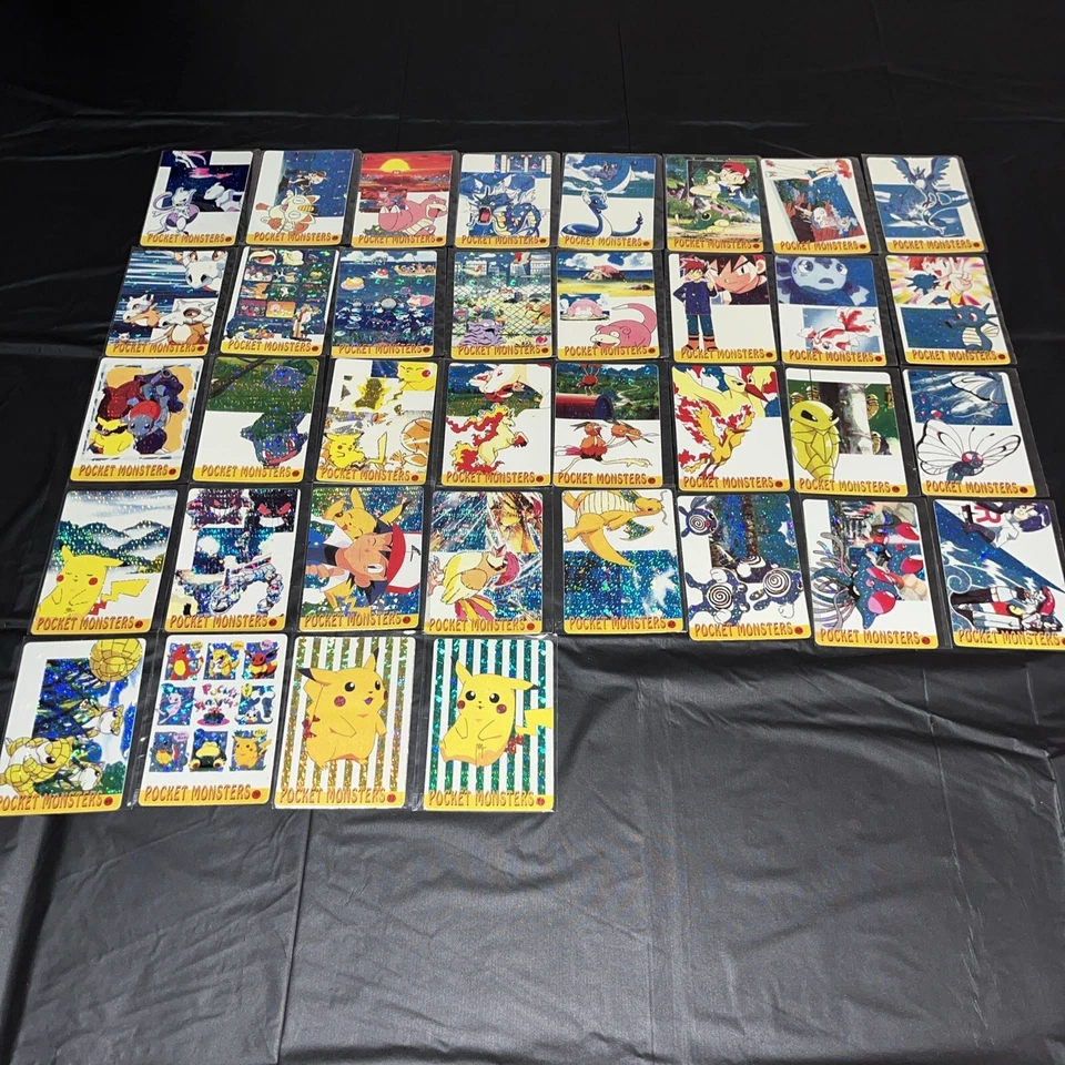 Pokemon Vintage Pocket Monsters Vending Adesivo de Prisma HOLO (36 Cartas) Charizard - Imagem 1 de 4