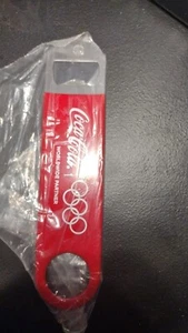 2016 RIO OLYMPIC'S MY COKE REWARDS LIMITED EDITION FLAT STEEL BOTTLE OPENER - Picture 1 of 1