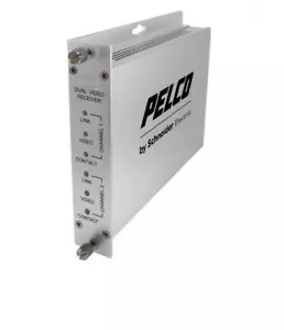 Pelco FRV20S2ST 2 Channel Fiber Receiver with ST Connector, Single-Mode - Picture 1 of 1
