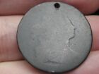 1796-1807 Draped Bust Large Cent Penny- Lowball, Heavily Worn, Holed