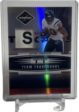 2006 Leaf Limited Team Trademarks Andre Johnson Game Jersey Card TT-16 #04/30