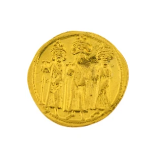 Byzantin Empire Constans II 641-668 Ad Or Solidus - Photo 1 sur 2