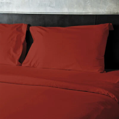 Modern Colored Hotel 4 Piece Bed Sheets Set Soft Luxury Cool Feel Deep Pockets  - Image 1 of 4