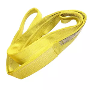Nylon Lifting Sling 12" x 34' Eye & Eye 2-ply Web Strap for Towing Crane Recover - Picture 1 of 3