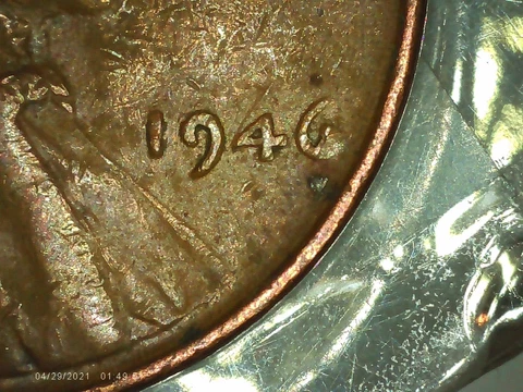 1946-P Lincoln Wheat Penny no mint mark MAJOR date error & DDO RARE coin Cover
