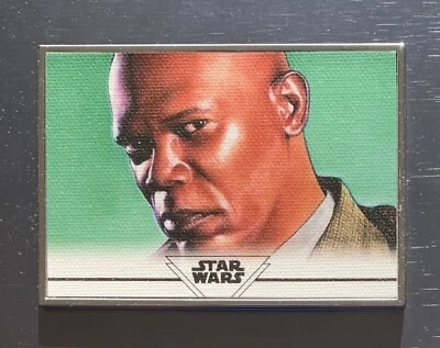 Mace Windu 2021 Star Wars Stellar Reproduction Sketch Jason Davies  /100 #84 - Image 1 of 3