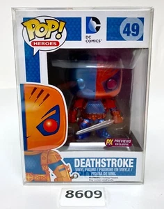 Funko Pop! Figura de vinilo Heroes DC Comics Deathstroke Metallic #49 PX vistas previas - Imagen 1 de 12