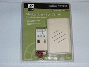 Musical Plug-In Extend-A-Chime Door Bell Extender Style Selections #68865 NEW - Picture 1 of 2