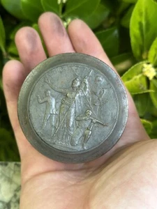 Matrice de medaille vers 1910 & Encouragement au tir & F . Rasumny - Foto 1 di 12