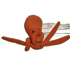 IKEA SÖT orangefarbener Oktopus 3 Zoll Plüschtier Stofftier Spielzeug Mini SOT - Bild 1 von 10