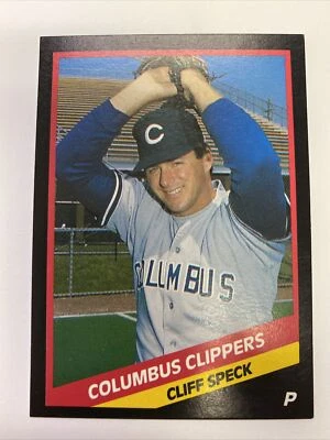 1988 CMC AAA Columbus Clippers Cliff Speck #1988-222 - Image 1 of 2