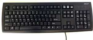 Acer PS/2 Wired Keyboard WORKS TESTED Model KB-2971 - Picture 1 of 4