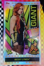 2021 WWE Slam Attax - #OV6 - Giant Card - Becky Lynch - Topps