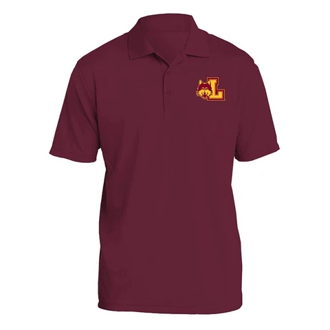 Loyola University Chicago Ramblers Primary Logo Polo - Maroon Cover